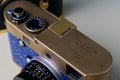 Brass surface treatment，Leather art replacement with gold sprinkled lizard skin material/Blue