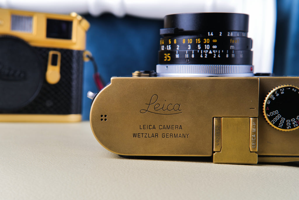 Brass surface treatment，Leather art replacement with gold sprinkled lizard skin material/Blue