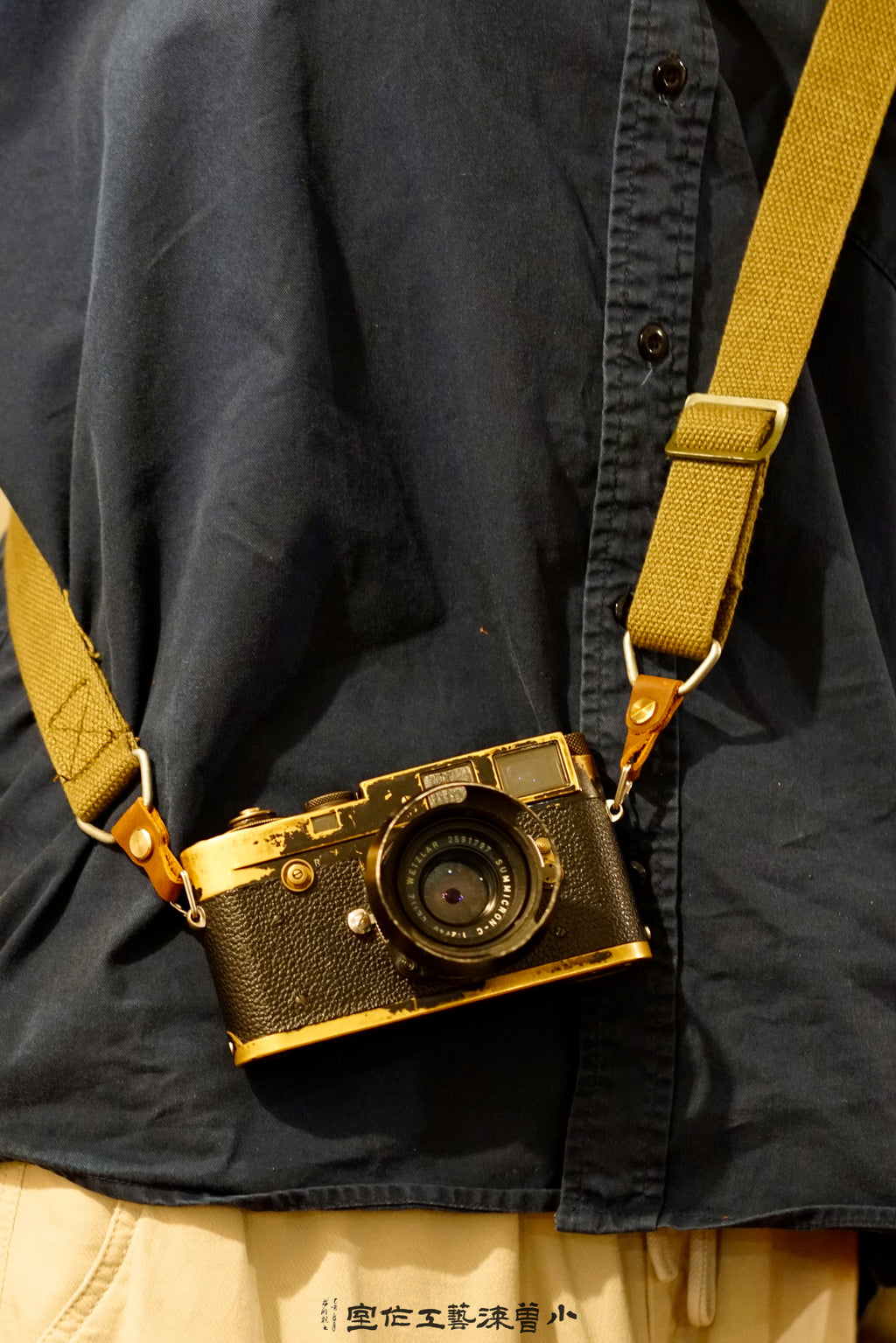 Customized military shoulder straps, military yellow/military green