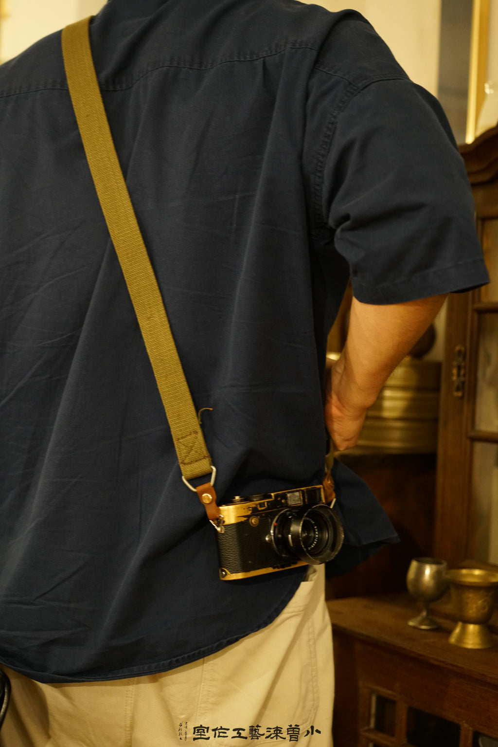 Customized military shoulder straps, military yellow/military green