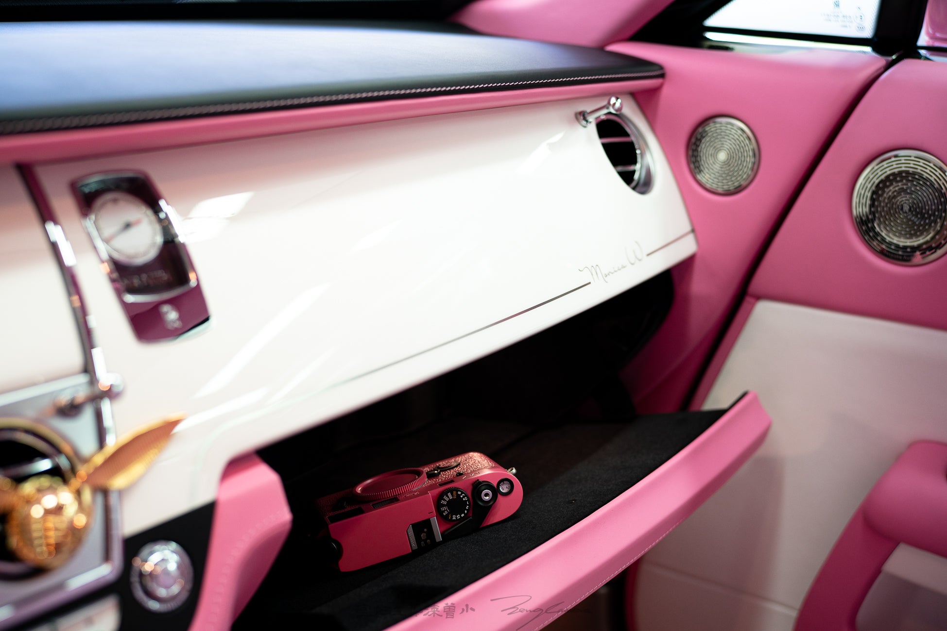 M7 Pink Repaint,Customized leather body in the same color/Pink