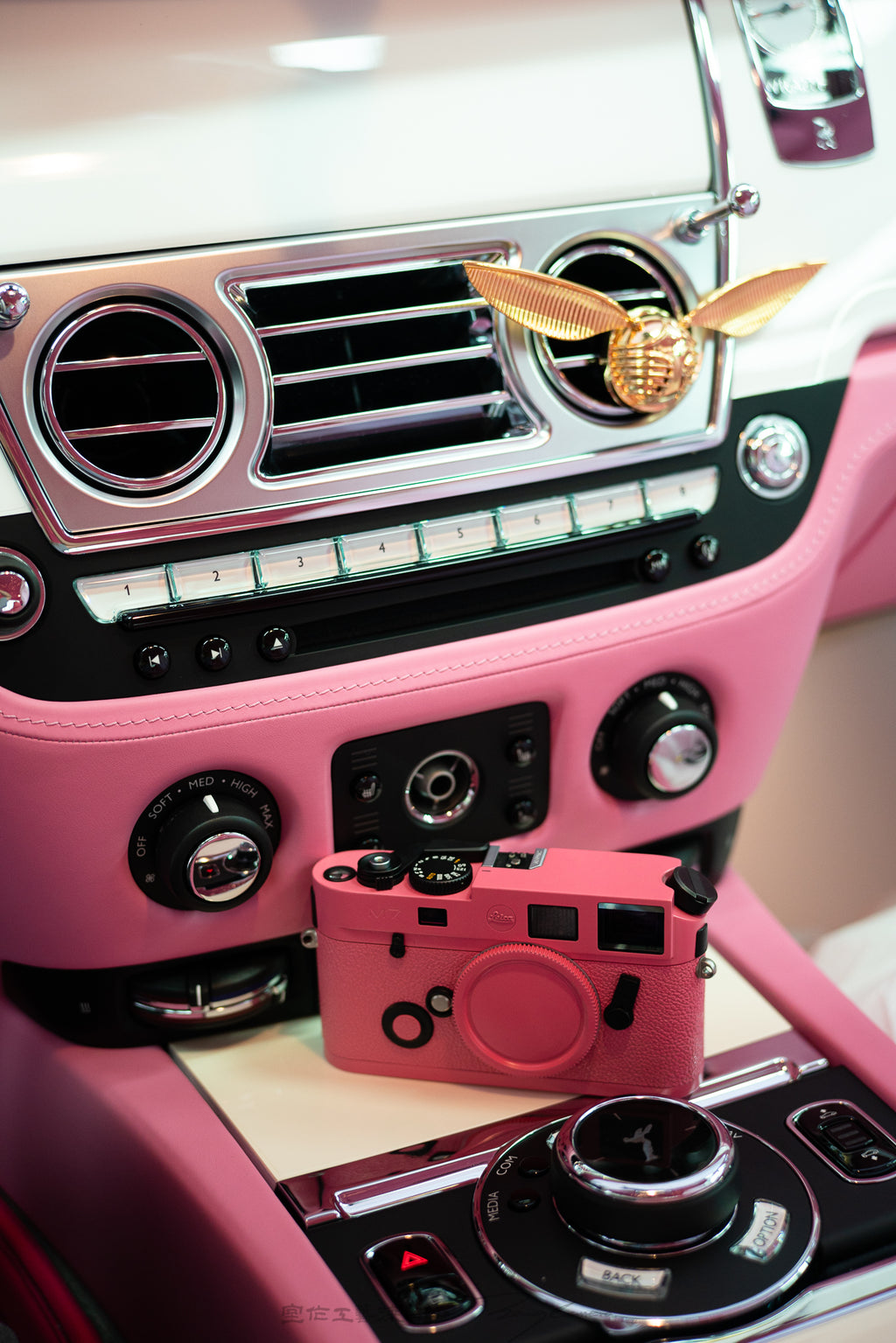 M7 Pink Repaint,Customized leather body in the same color/Pink
