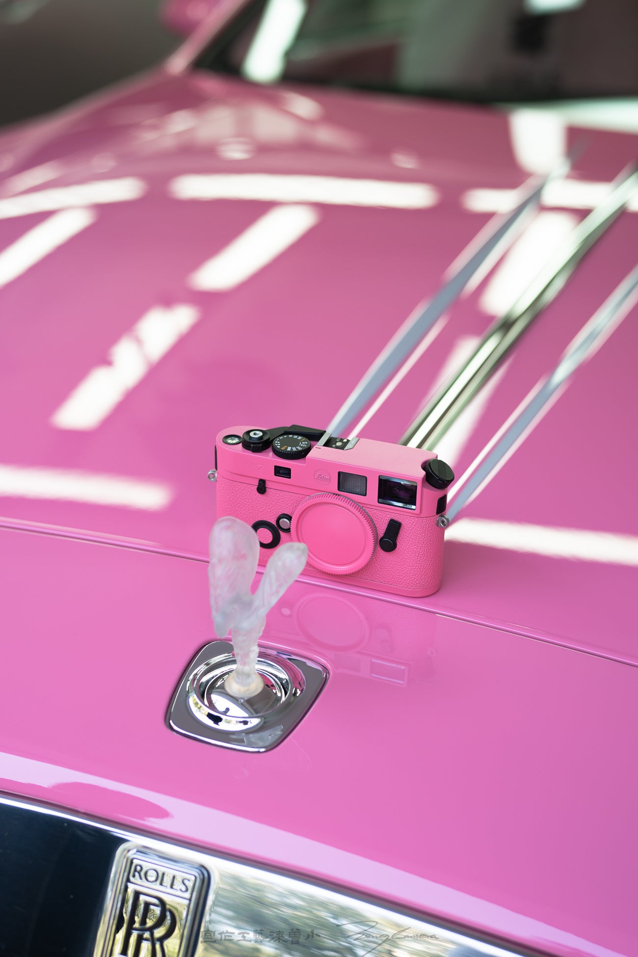 M7 Pink Repaint,Customized leather body in the same color/Pink