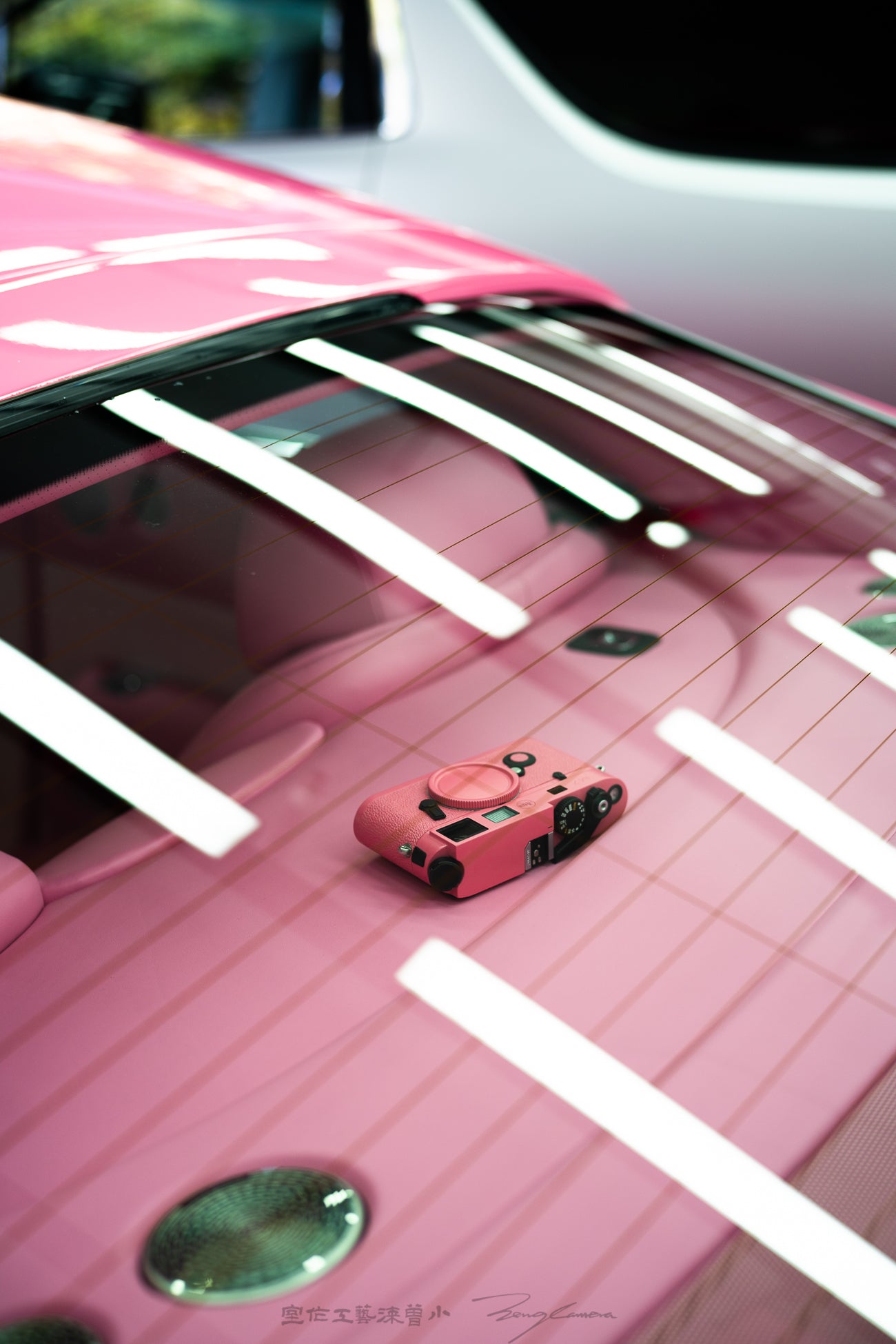 M7 Pink Repaint,Customized leather body in the same color/Pink