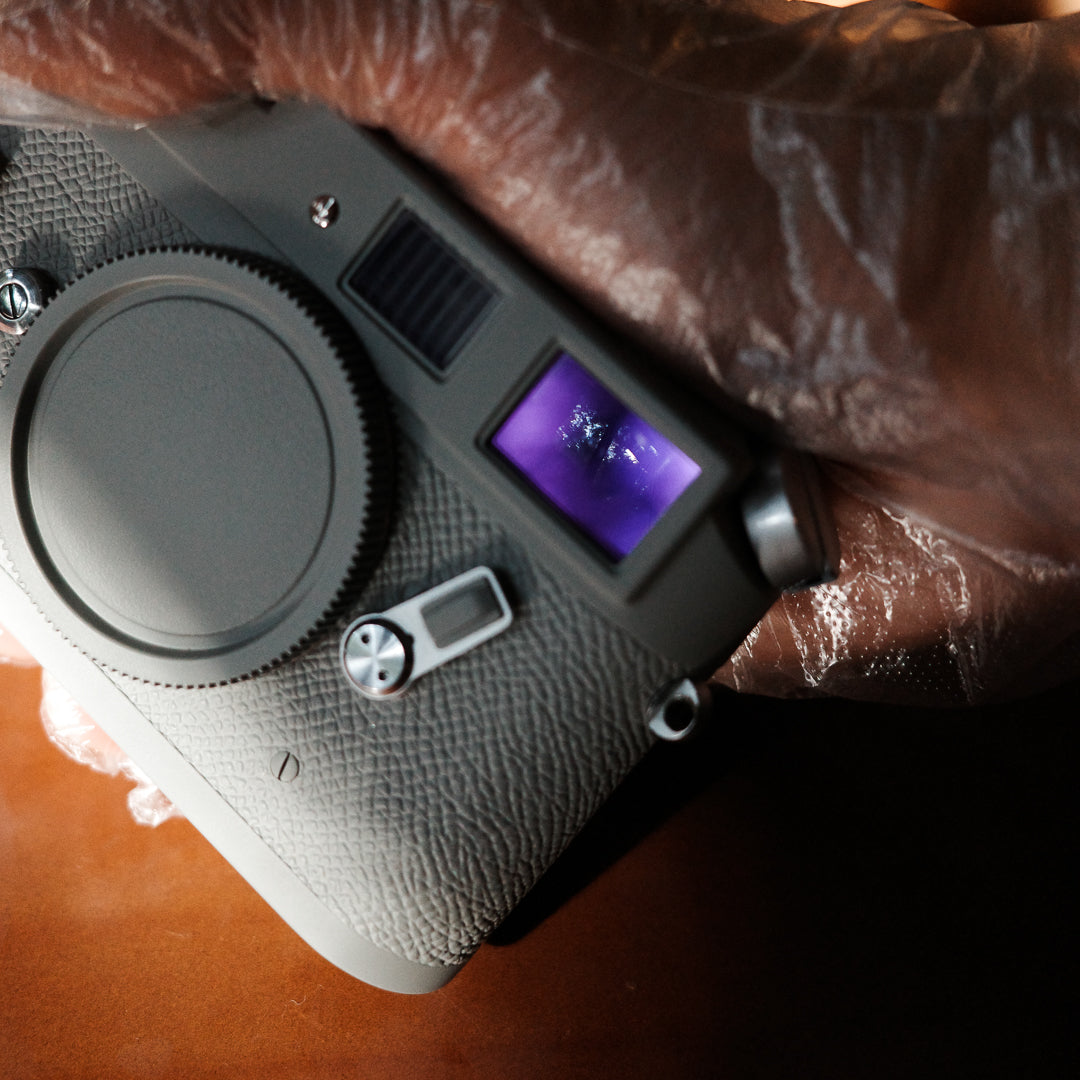 M4 Glacier Grey Lacquer Art,Customized leather body in the same color