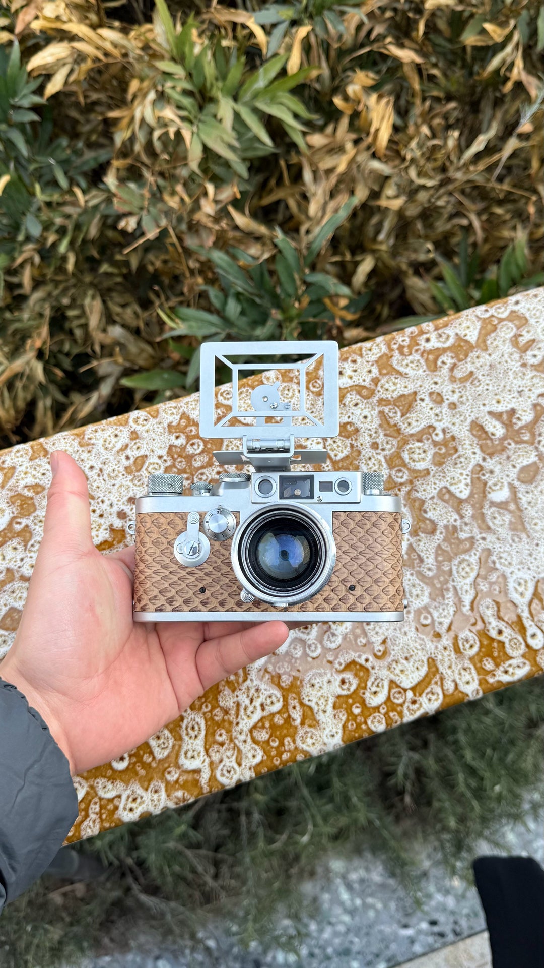 IIIG 特殊水染沙色蛇皮