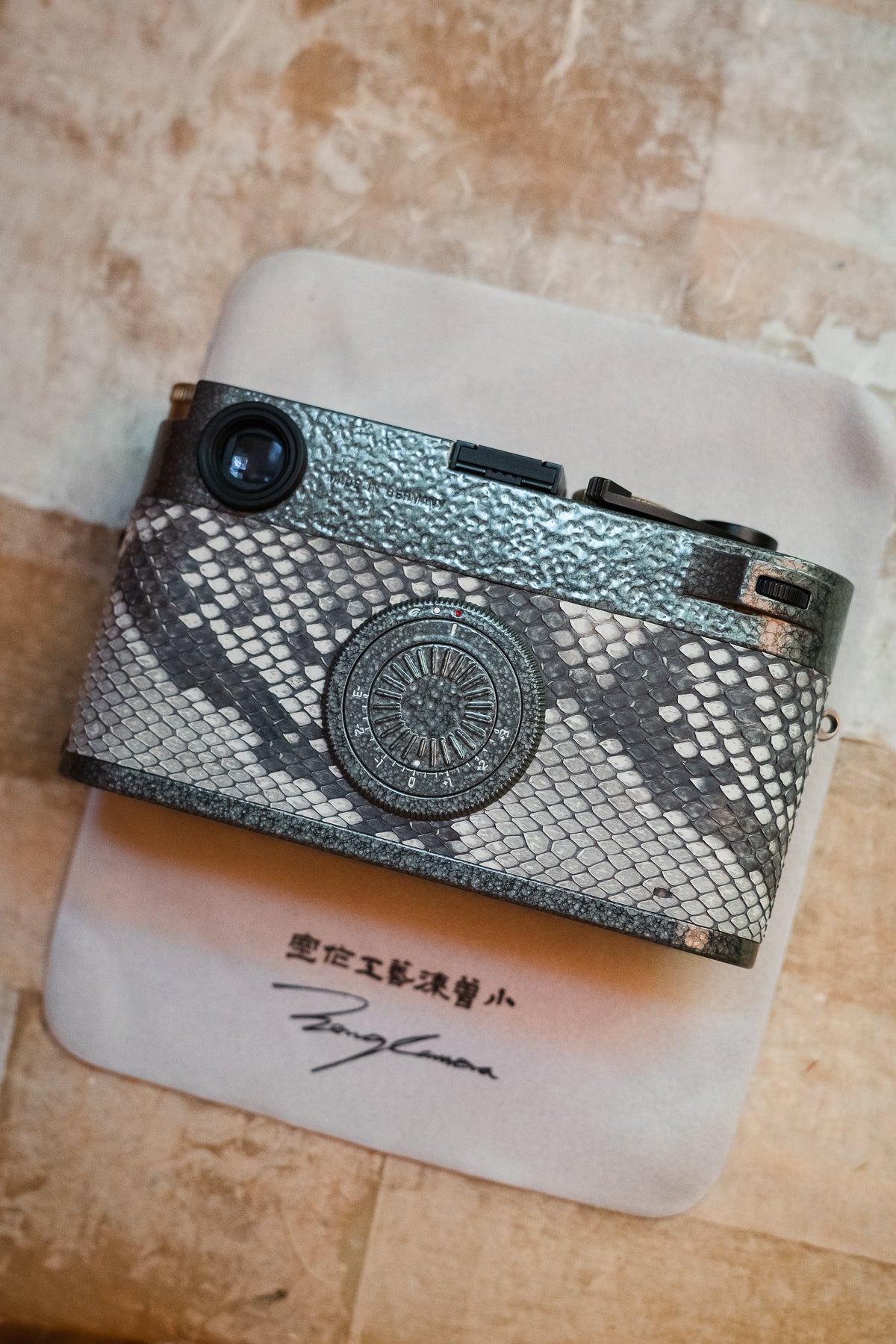 M10-D Customized Sava Grey Scale Snake Skin