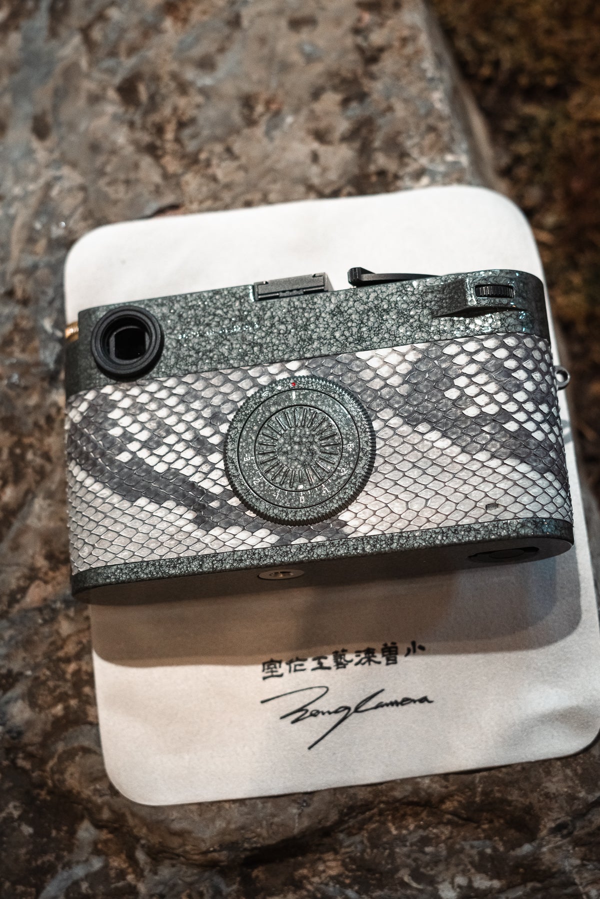 M10-D Customized Sava Grey Scale Snake Skin