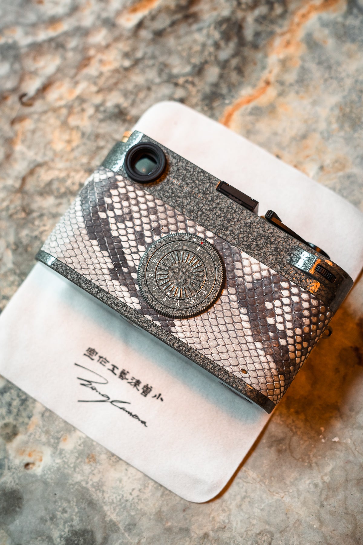 M10-D Customized Sava Grey Scale Snake Skin